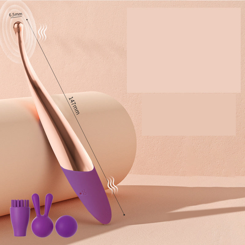 High Frequency G Spot Vibrator With Clit Stimulating Head