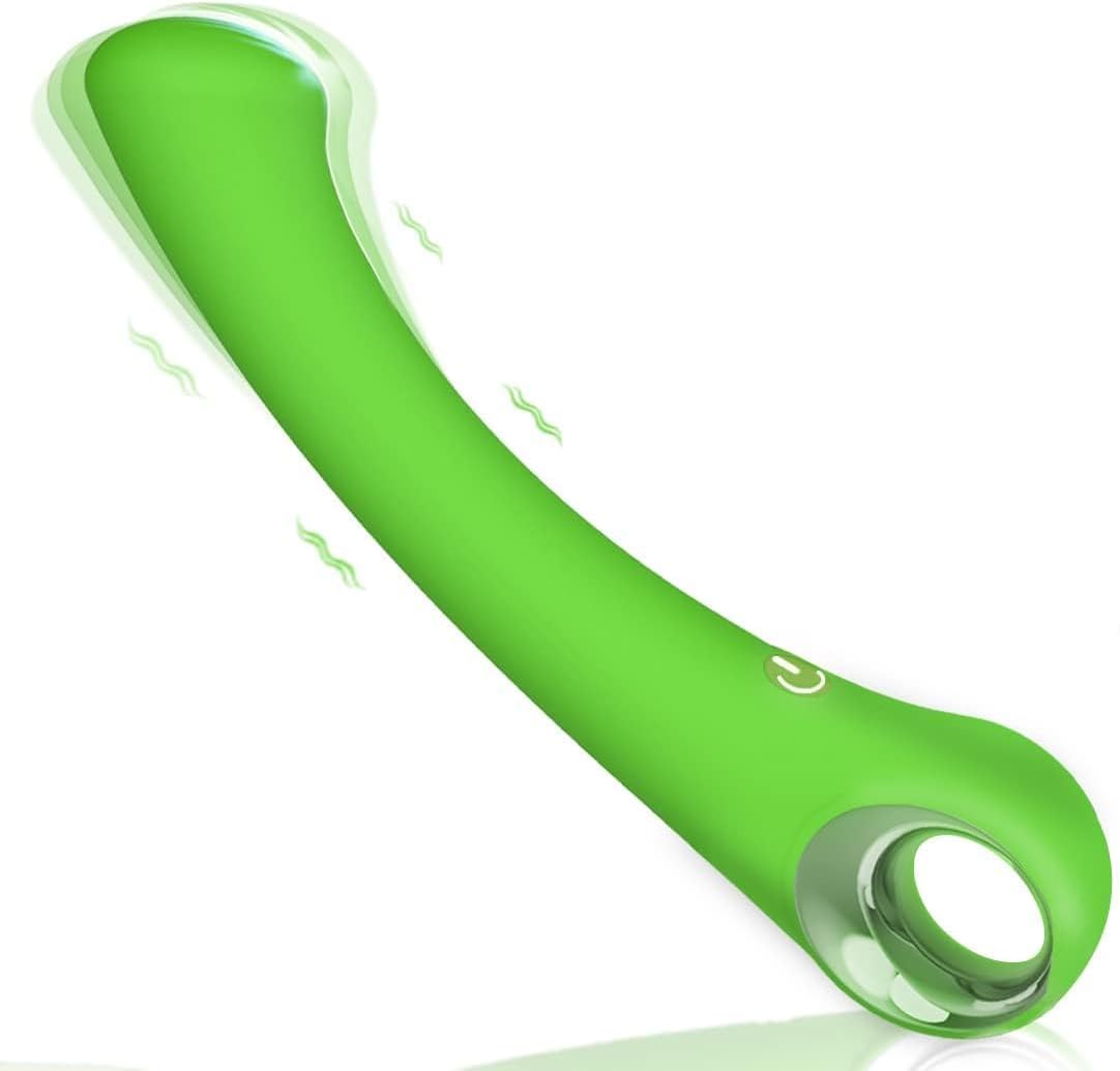 Adult Sex Toys for Women,Clitoral G Spot Vibrator with 10 Powerful Vibrating Modes,Clitoral Nipple Stimulator Finger Bullet Vibrators Waterproof Strapless on Dildo Anal Toys for Couple (Green)
