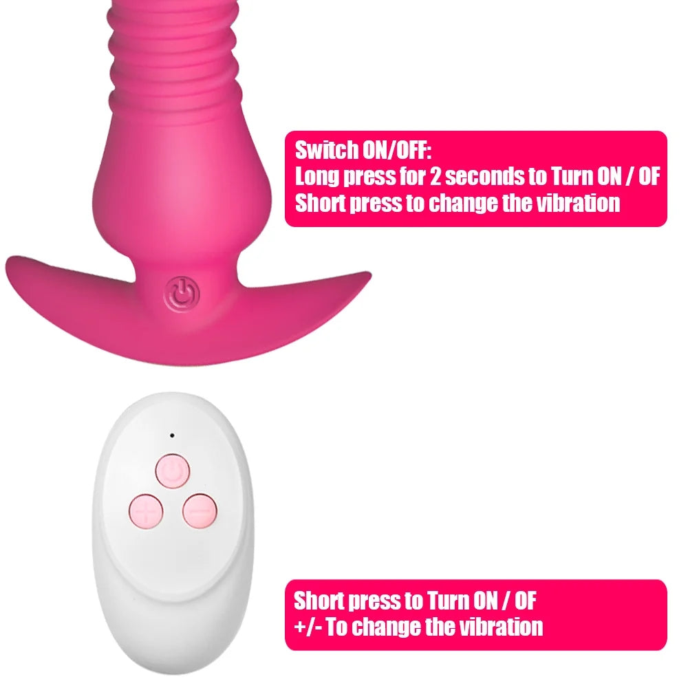 Panties Vibrators G Spot Clit Stimulator Anal Dildo Vibrator With Remote Control
