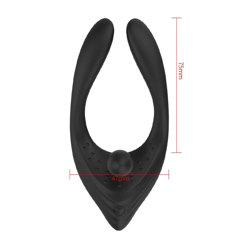 Vibrating Cock Ring Prostate Massager Male Delayed Ejaculation