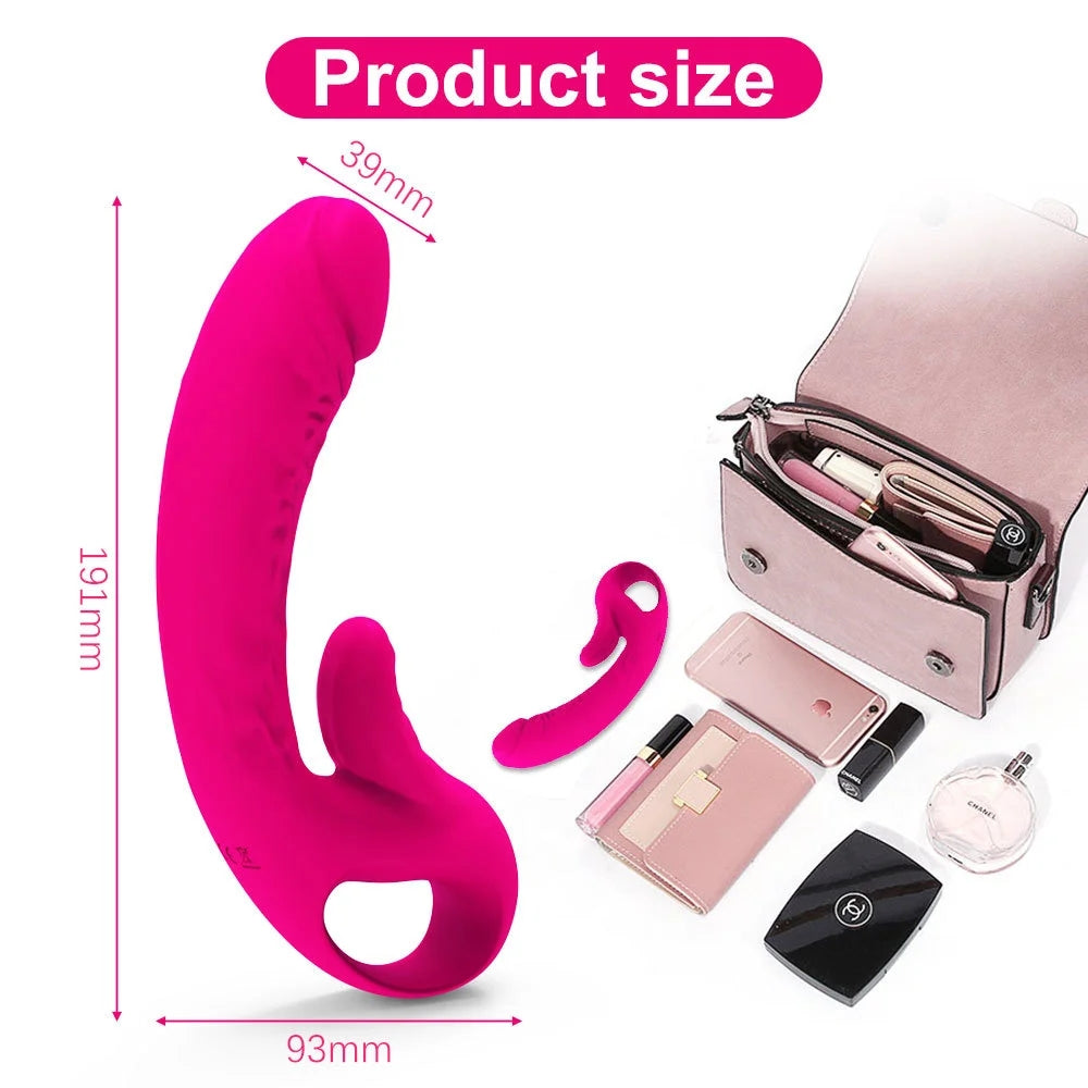 Rita 2-in-1 Tongue Swinging Vibrator