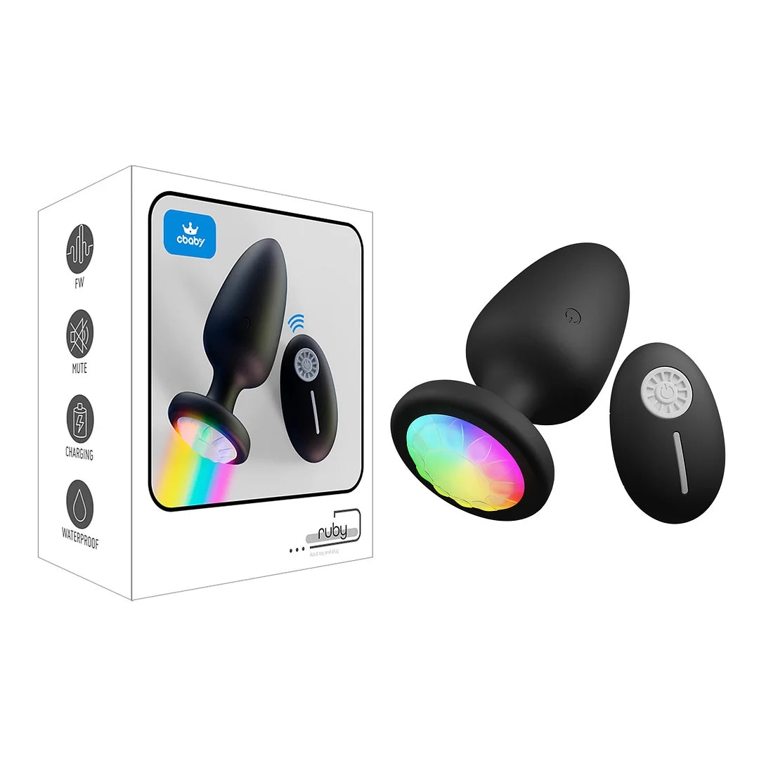 Night Glow Wireless Remote Control Anal Vibrator