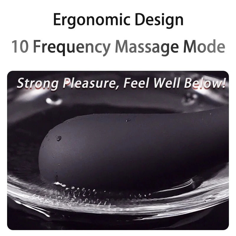 Laile Vestibular Plug Anal Stimulation Silica Gel Men's Black Silica Gel Vibration G-spot Vestibular Masturbator Adult Products