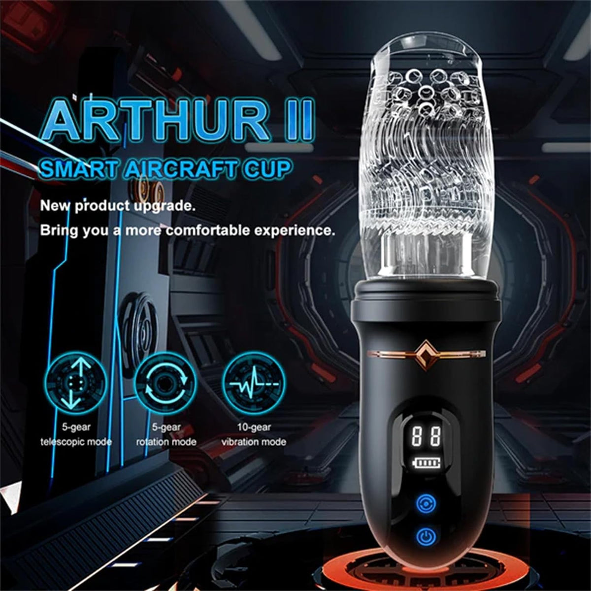Male Milk Machine for Men Male bj Machine Simulator 5 Rotation Thrusting 10 Vibration Modes Auto Sucker Stroking Machine for Men Sweaters WDH
