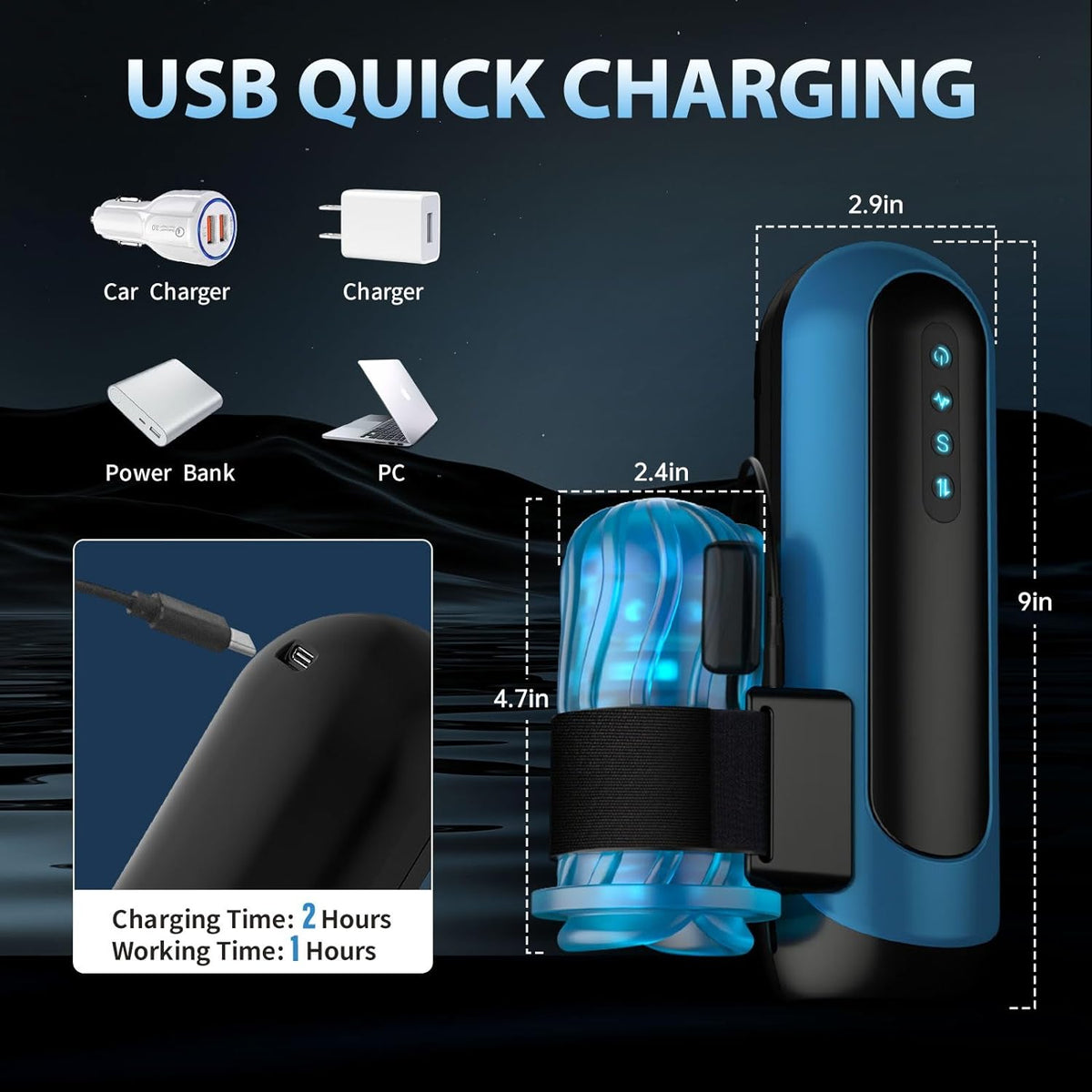 Automatic Penis Pump Male Sex Toys for Men Automatic Male Masturbator,Male Sex Toys with 6 Types of Piston Modes 5 Speed Changes + 10 Vibrating Hands Free Pocket Pussy Male Stroker with 3D
