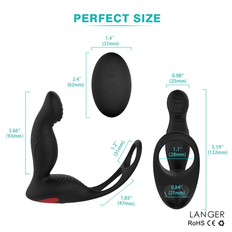 Male Prostate Massager Backyard Anal Plug