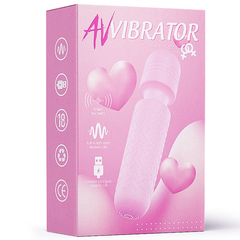 Dildo Vibrators Mini Av Portable G-spot Clitoral Stimulator Sex Toys For Adult