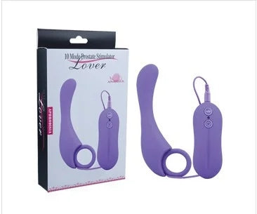10 Frequency Vibrating Anal Plug G-point Stimulation Sex Toy For Adults