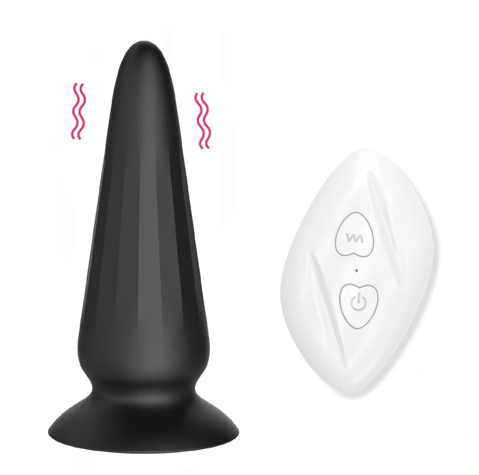 Vibration Wireless Remote Control Silicone Backyard Anal Plug