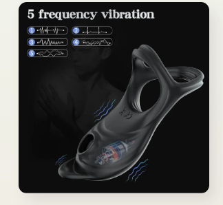 Elevate Intimacy with the 5 Frequency G-spot Sucking Vibrating Penis Ring