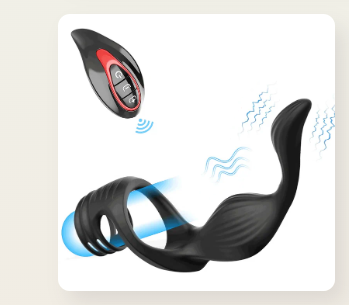 Wireless Remote Control 3-Point Stimulation Vibrating Penis Ring – Total Pleasure, Perfect Control