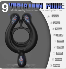 Unlock Maximum Pleasure with the 3-in-1 Vibrator Cock Ring