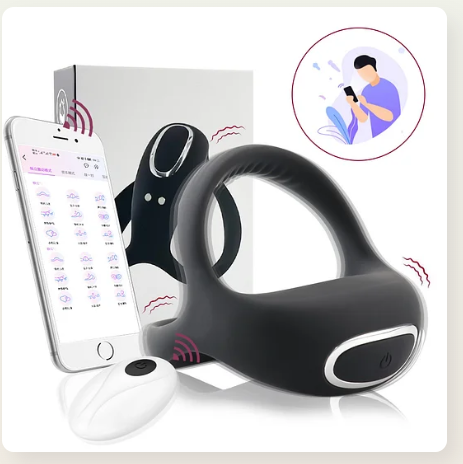 Unleash Intimacy with the Vajra Circle App Remote Control Vibrating Penis Ring