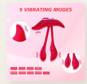 Female App Remote Control Flirting 9 Frequency Vibration Masturbation: