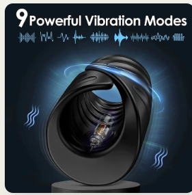 Male Penis Ring Masturbator Men's Vibrator Stimulator with APP Control