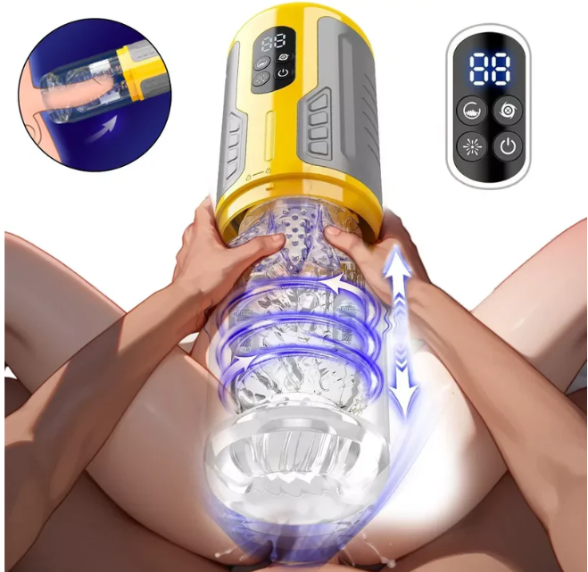 Discover New Heights of Pleasure with the Telescopic Male Masturbator