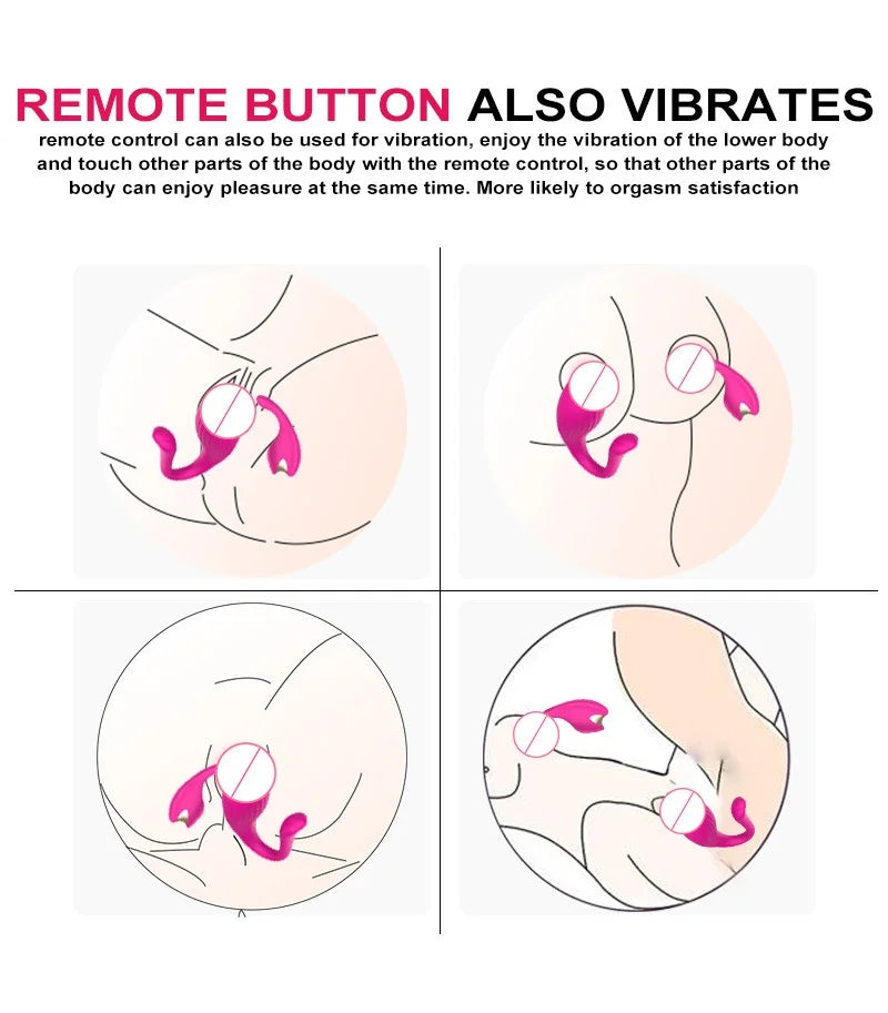 App Remote Control U-shaped Wearable Panty Vibrator