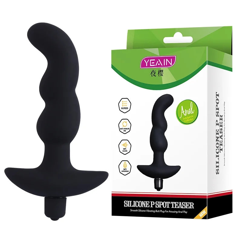 Silicone Anal Plug Prostate Massager G-spot Stimulator