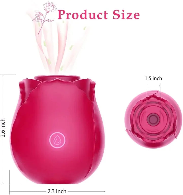 Rose Toys Quiet Waterproof Sucking Rose For Women