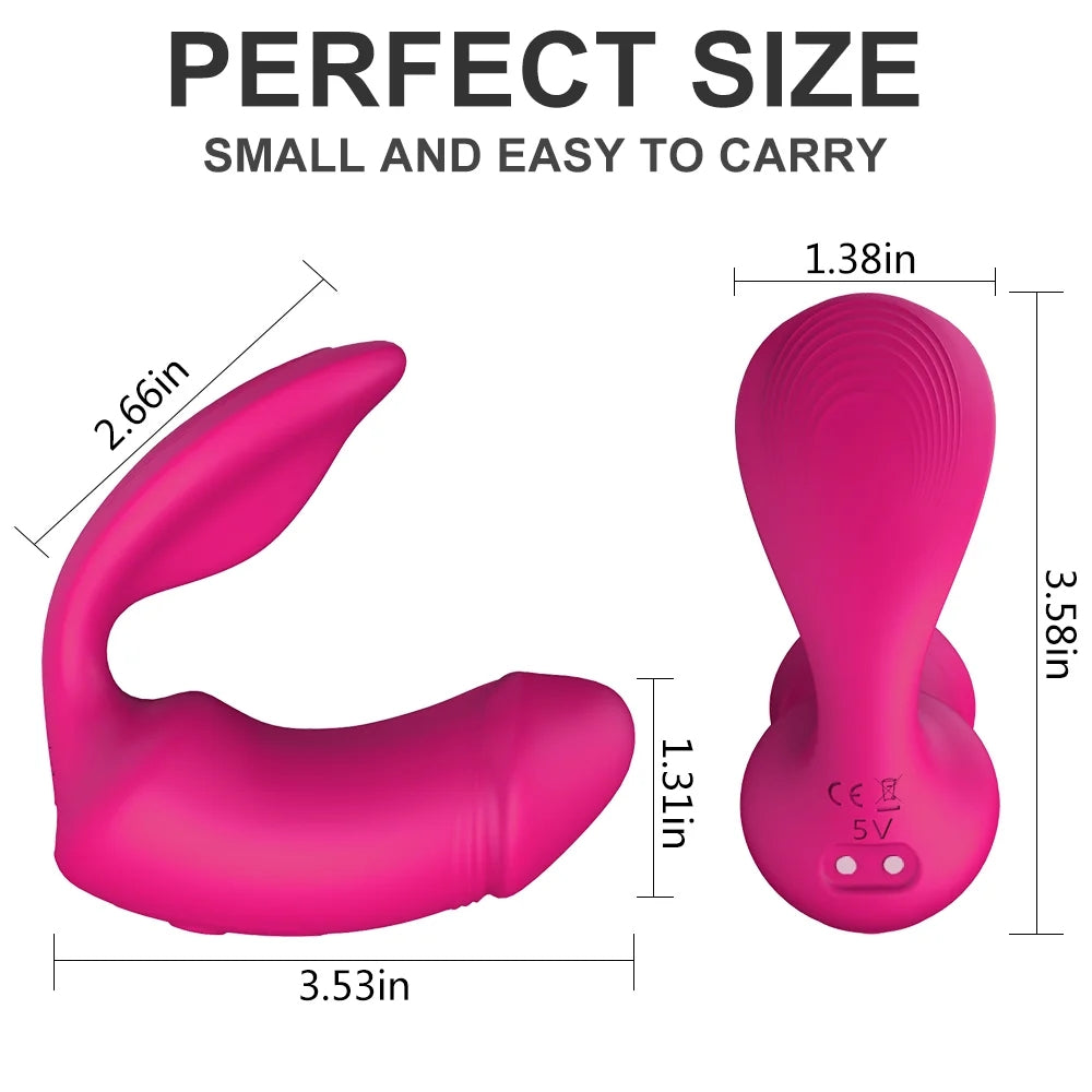 Invisible Wearable Vibrator G-spot Stimulator Wearable Dildo