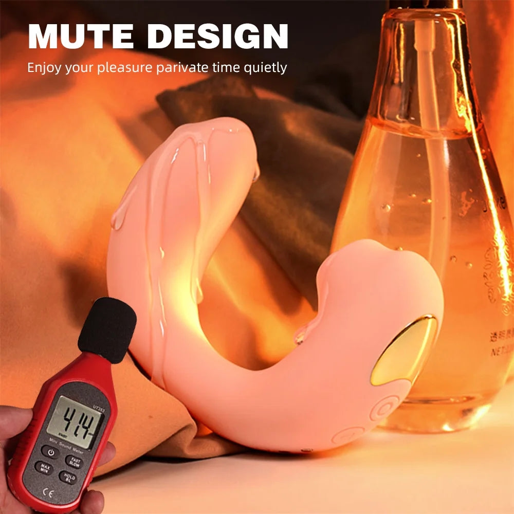 Wearable Vacuum Clitoral Sucker Massage G-spot Vibrator