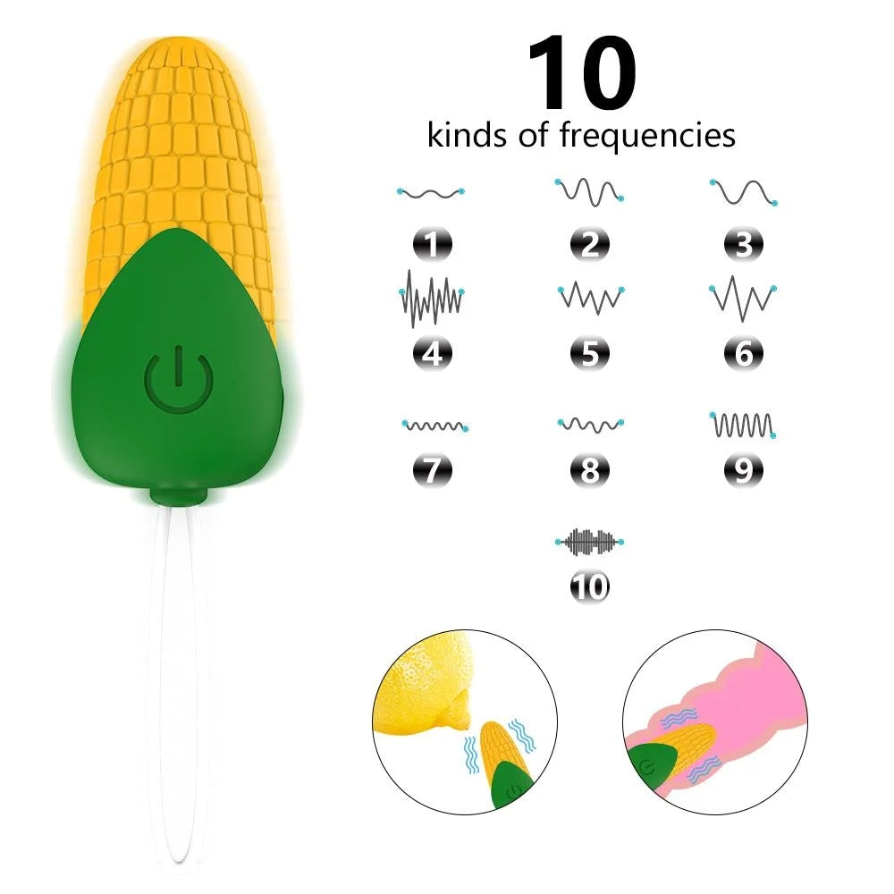 Wireless Remote Control Warming Vibrating Corn