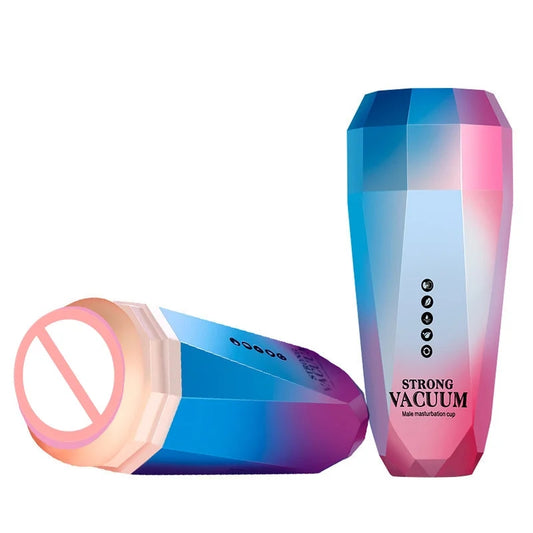 Strong Vaccum Manual Maturbation Cup Artificial Vagina Inverted Mode