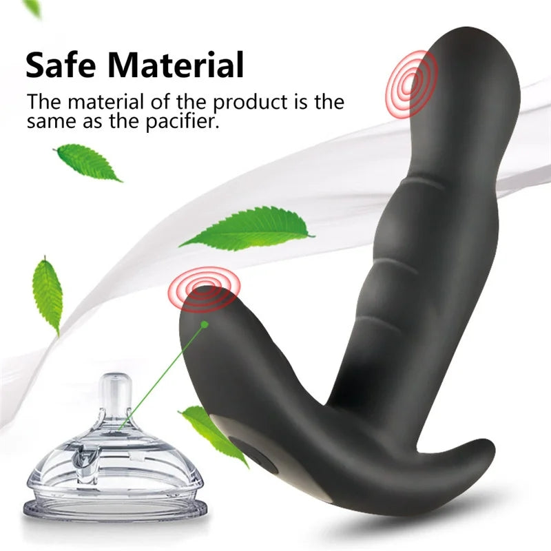 360 Degree Prostate Massager Rotating Anal Vibrator