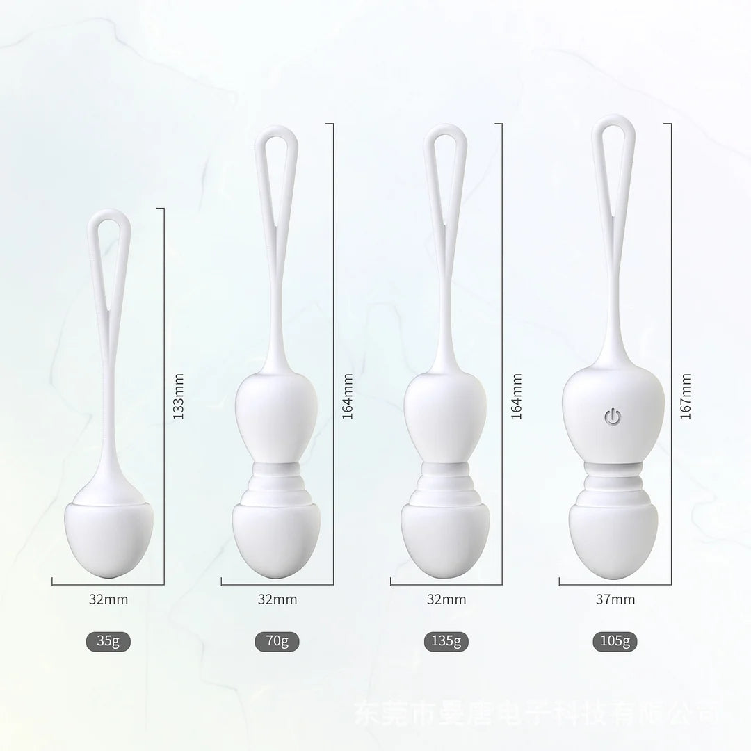 4 PCS Kegel Training Set Wireless Remote Control Vibrating Egg