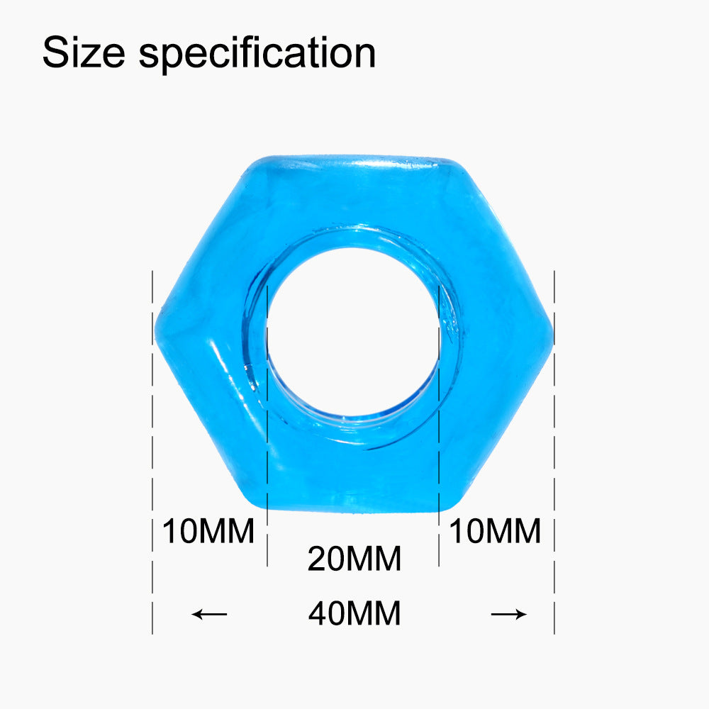 nuts & bolts: cockring set of 3