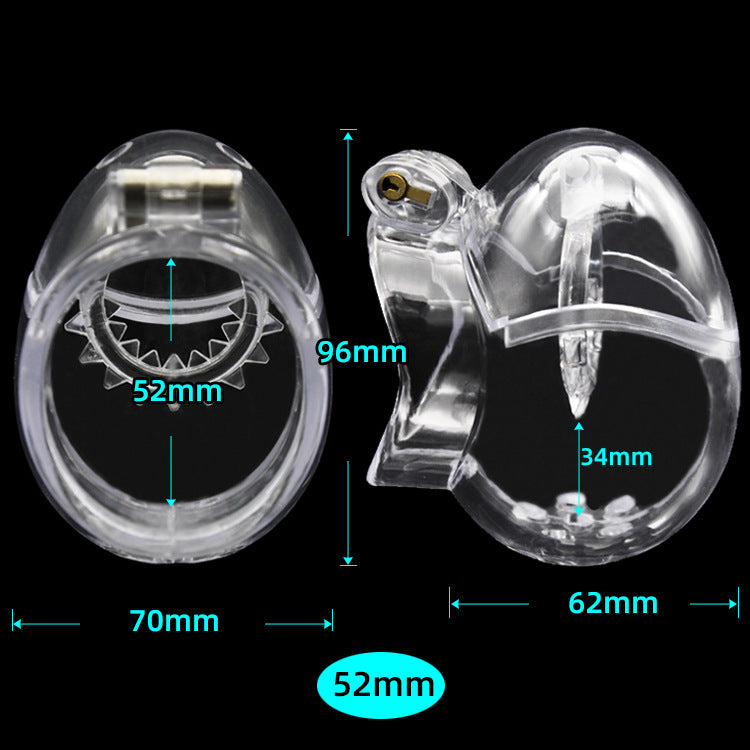 Men's Self-Designed Totally Enclosed Chastity Device Belt Cage