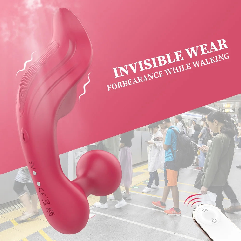 9 Modes Wearable Remote Control Invisible Vibrator