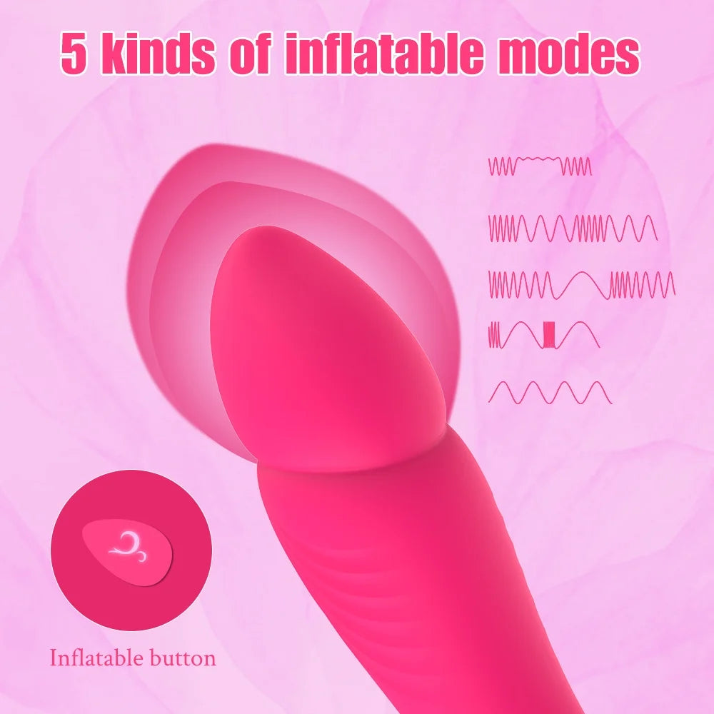 Inflatable Strong Shock Wand Vibrator