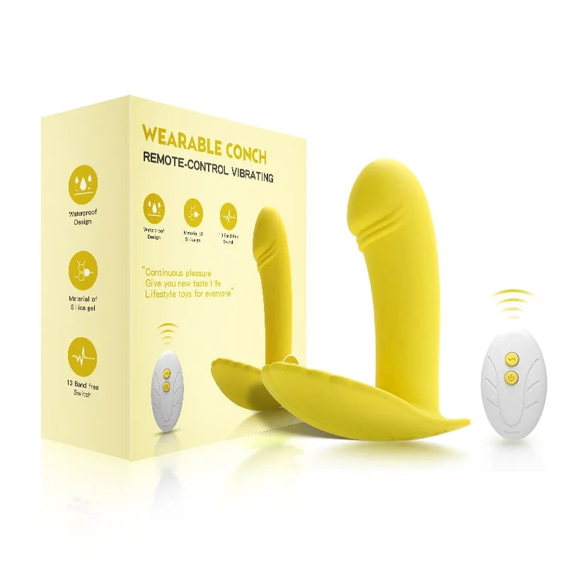 Remote Control Wireless Wearable Vibrating Panties