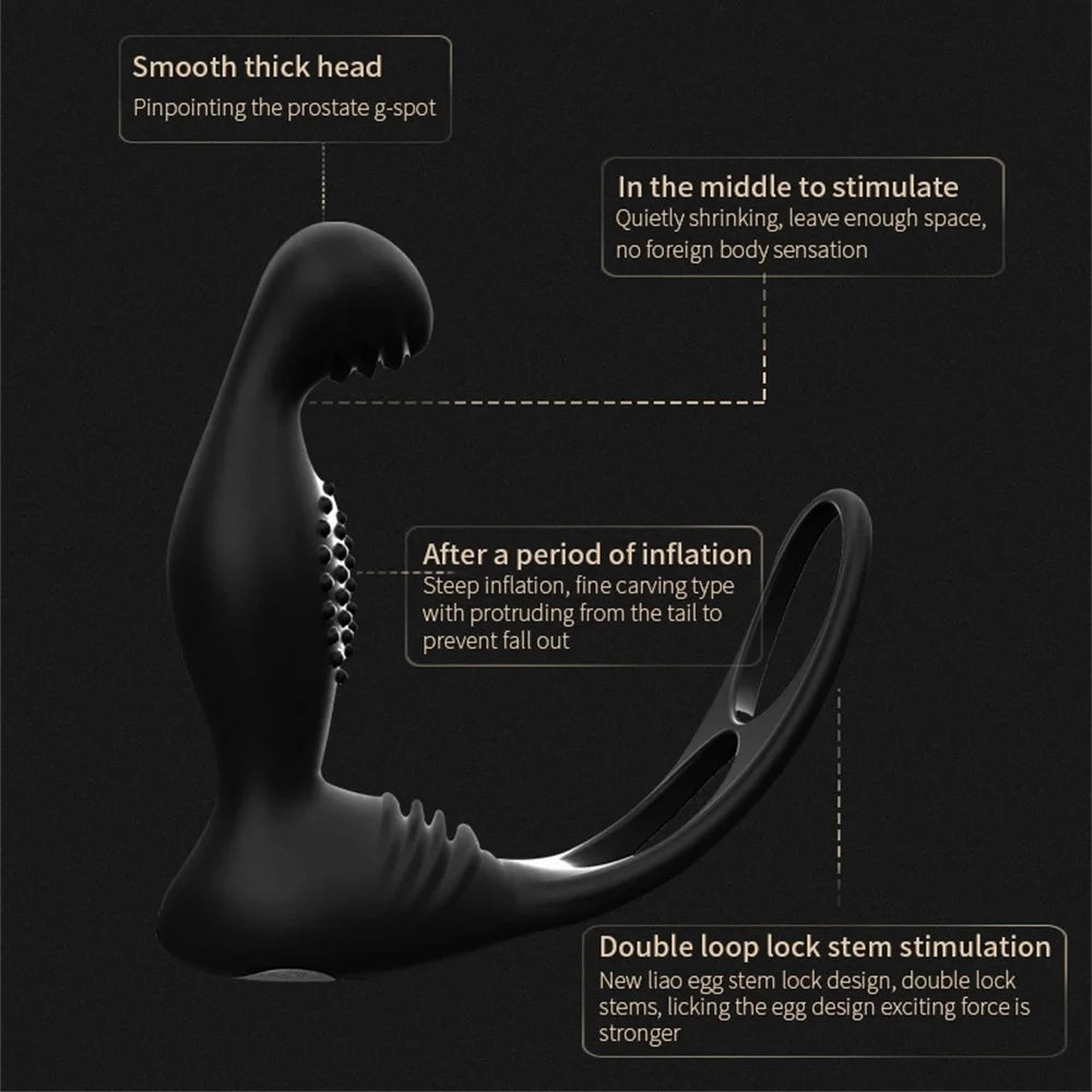 Wireless Remote Control G-spot Vibrator Prostate Massager