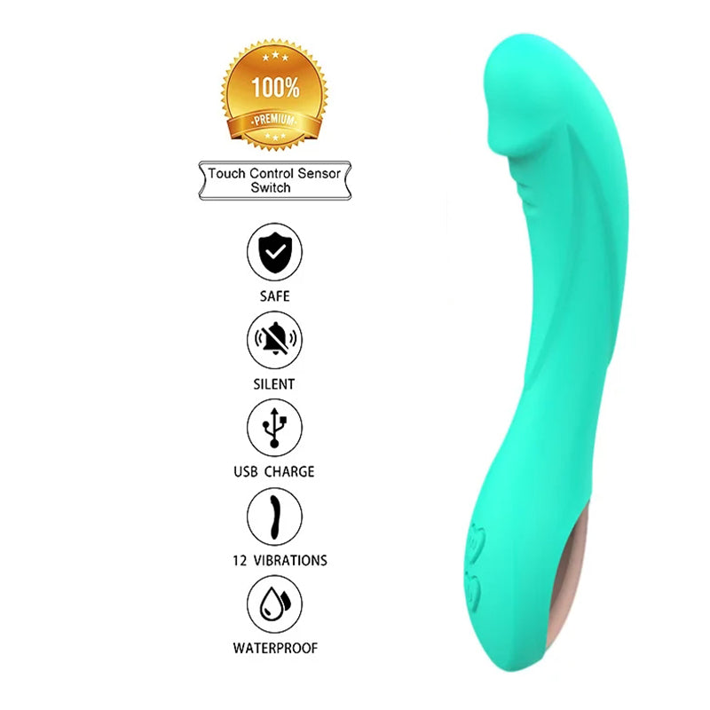 12 Frequecy Strong Shock Vibrating Dildo