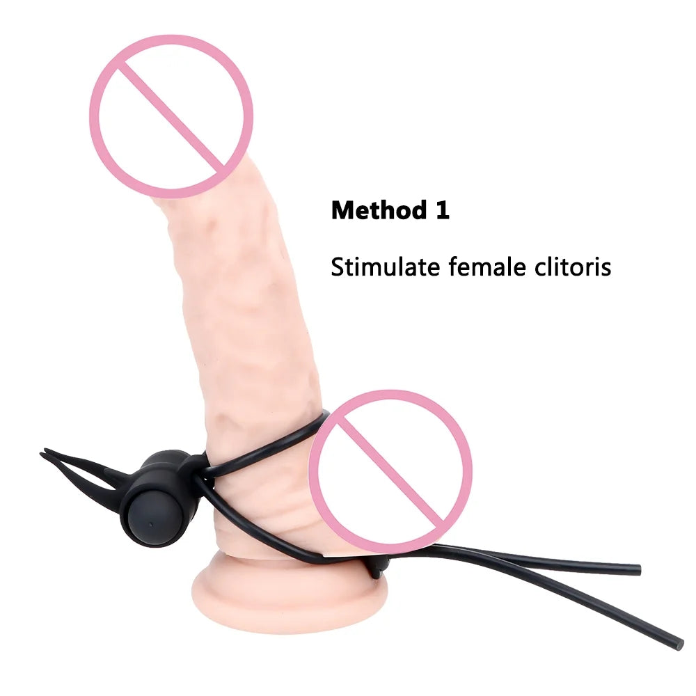 Vibrating Cock Ring Delay Ejaculation Ring Clitoris Stimulator Vibrator Penis Ring