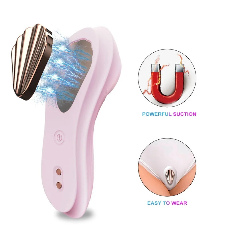 Aocoai App Remote Control Magnetic Wearable Vibrating Panties