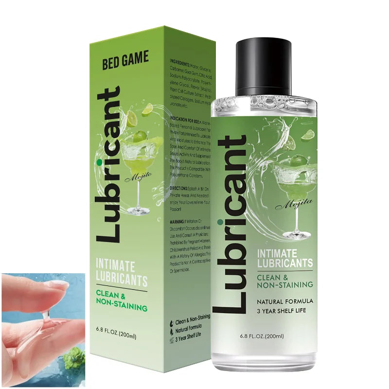 200ml Water Based Lube Personal Sexual Lubricant for Women, Men, Couples and Sex Toys Long Lasting Lube for Sex and Masturbation