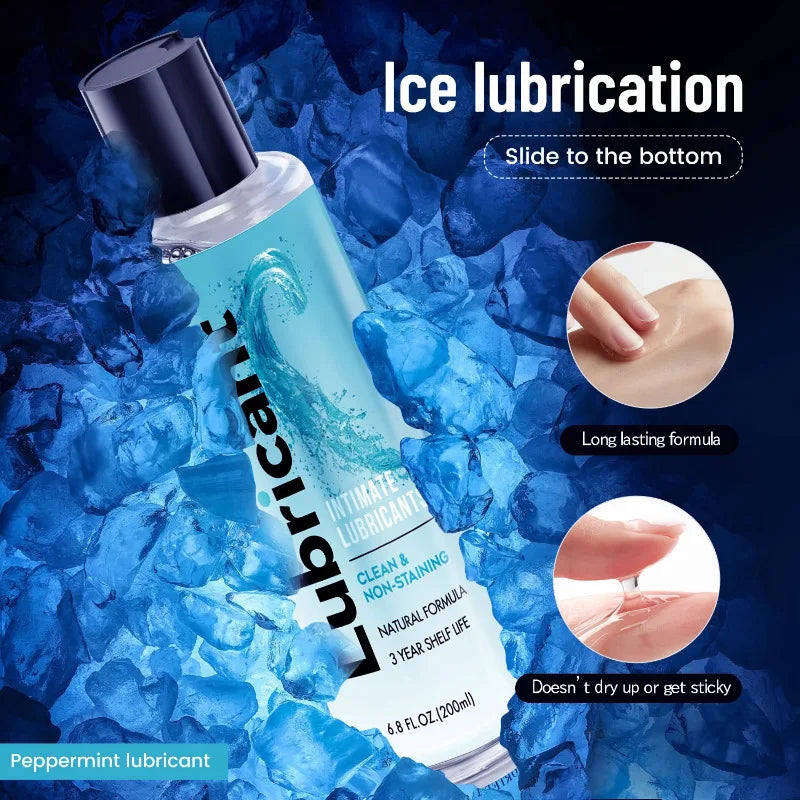 200ml Water Based Lube Personal Sexual Lubricant for Women, Men, Couples and Sex Toys Long Lasting Lube for Sex and Masturbation