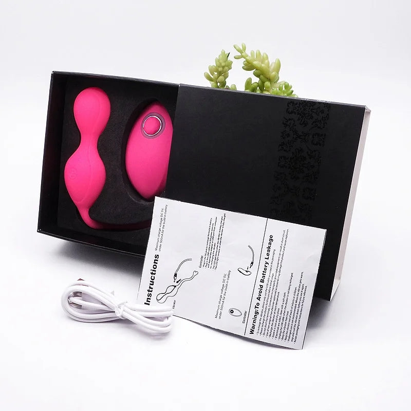 Women's Wireless Silicone Egg Skipping Balls