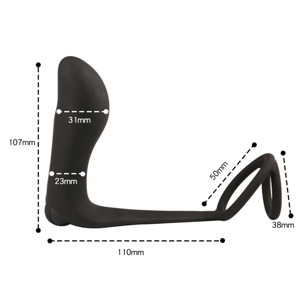 Silicone Male Prostate Massager Vibrating Butt Plug Anal Vibrator Anal Vibrators Anus Butt Plug