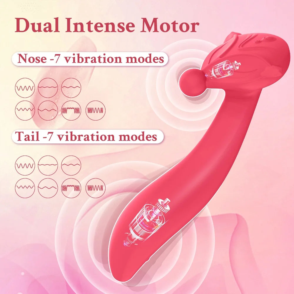 Fox Dual-motor Strong Shock G-spot Vibrator