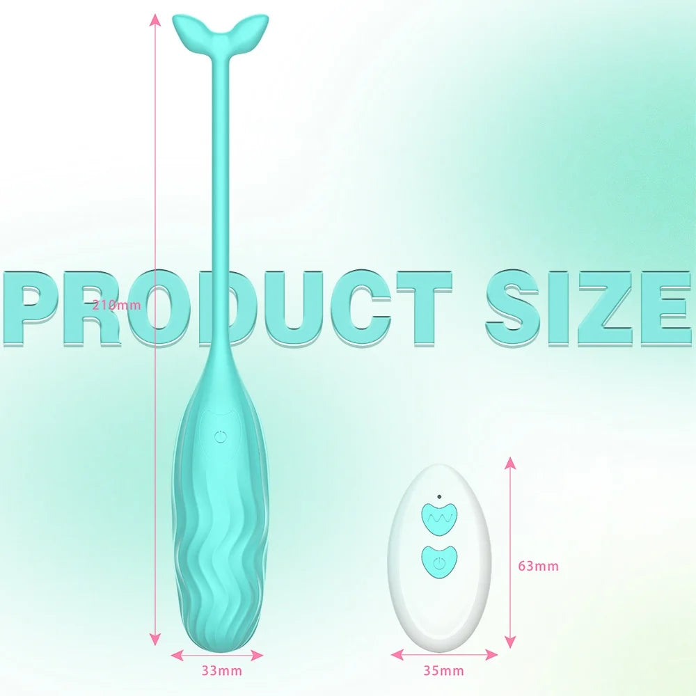 App/wireless Remote Control Egg Vibrator With Teasing Tail