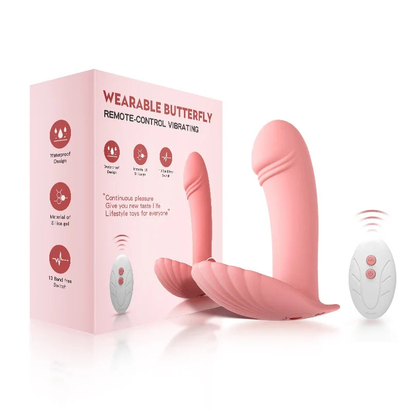 Remote Control Wireless Wearable Vibrating Panties