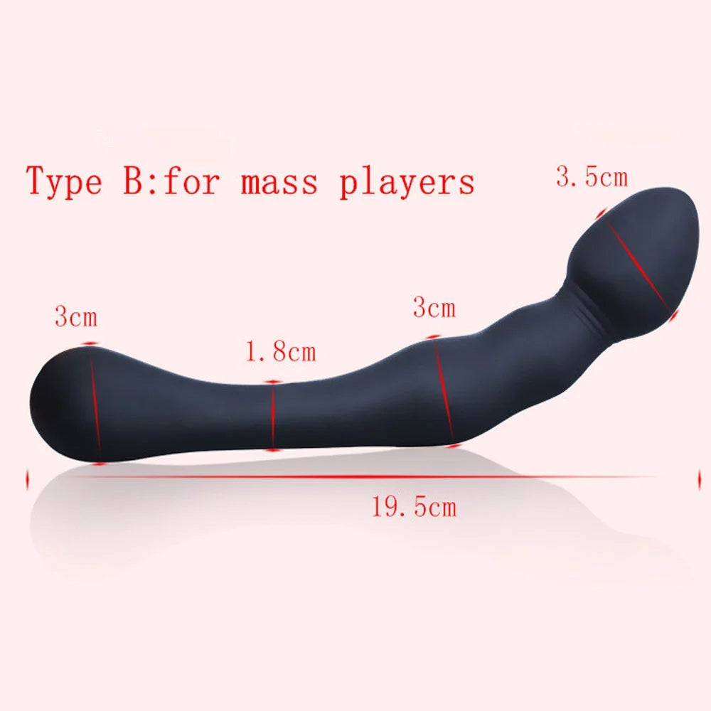 Prostate Massage Stimulation Silicone Anal Plug