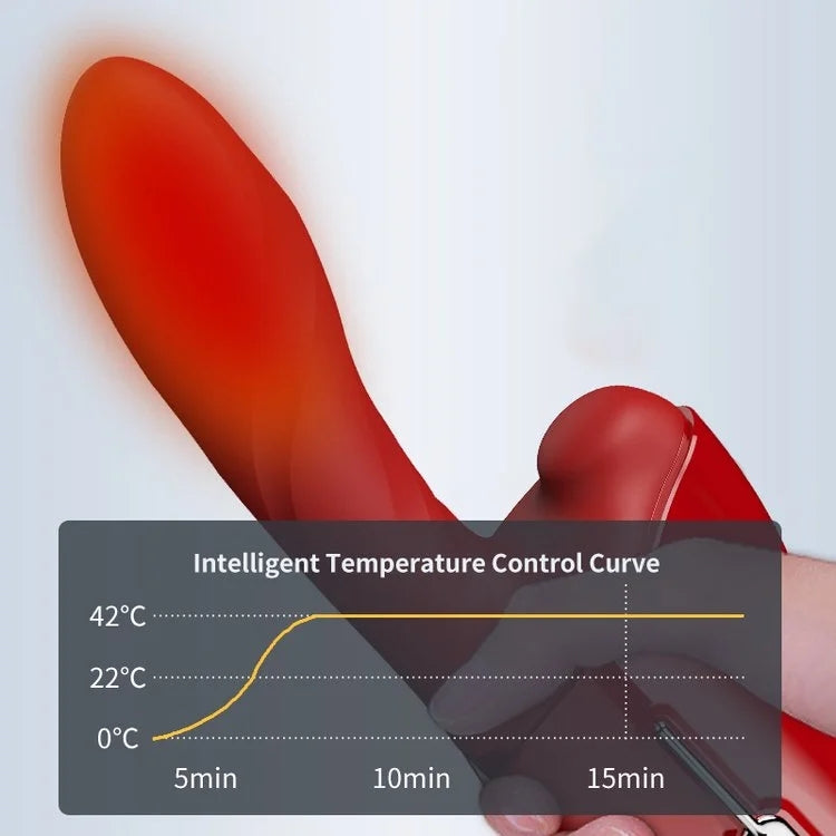 Luxury Remote Control Heating Telescopic Vibrating Sex Machine