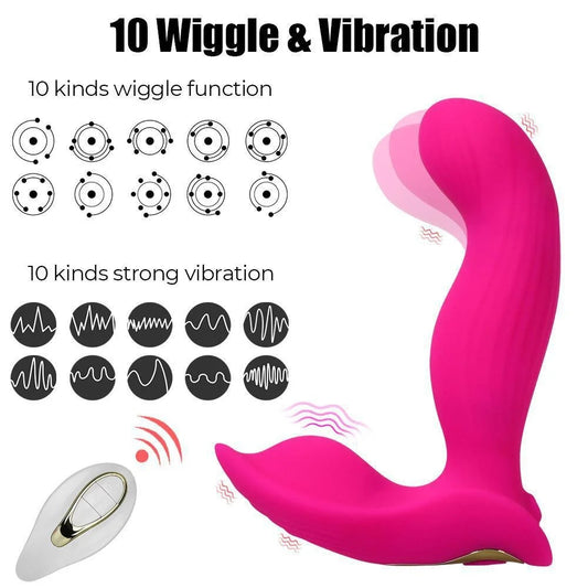 10 Frequency Wiggling Strong Shock Panty Vibrator