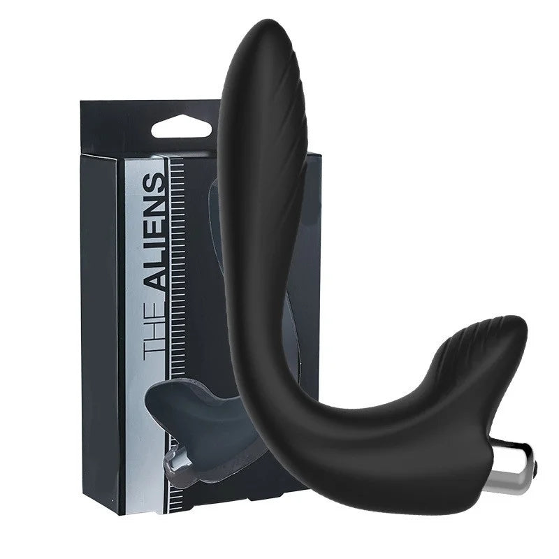 Shaped Silicone Waterproof Single Shock Prostate Massager