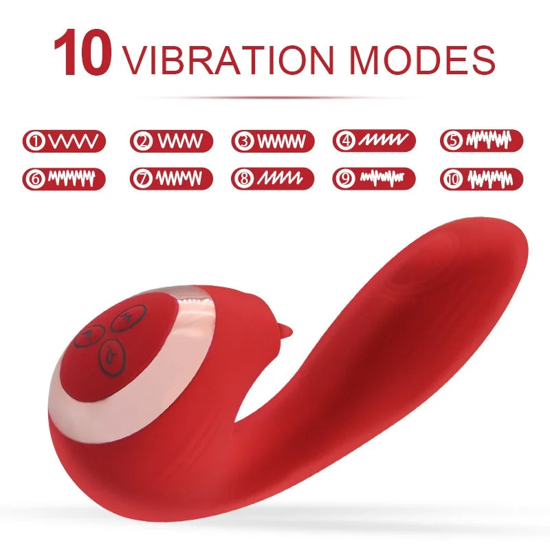 Tongue Licking Vibrator Bump Creeping Vibrator